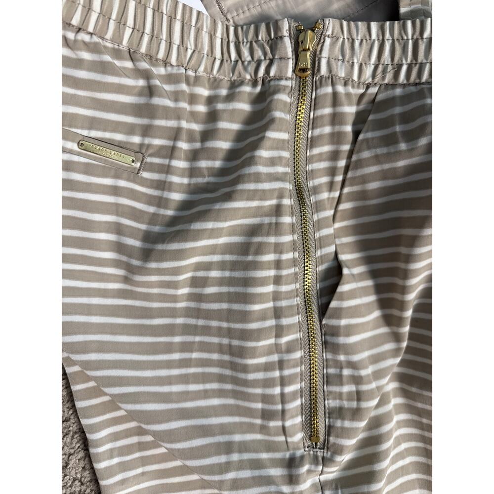 Chico's Black Label‎ Horizontal Striped Pants Beige Size XL (Size 3) - Picture 5 of 10